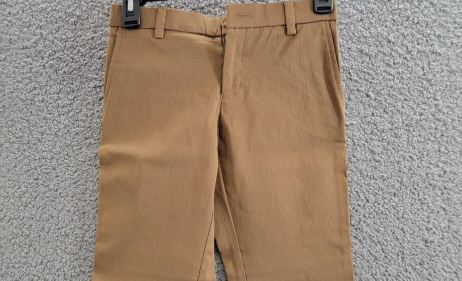 Michael Kors Classic Fit Stretch Dress Pants Boys 8R Camel Button Zip Closure