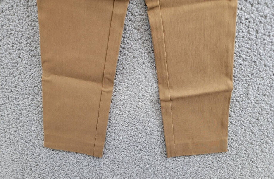Michael Kors Classic Fit Stretch Dress Pants Boys 8R Camel Button Zip Closure