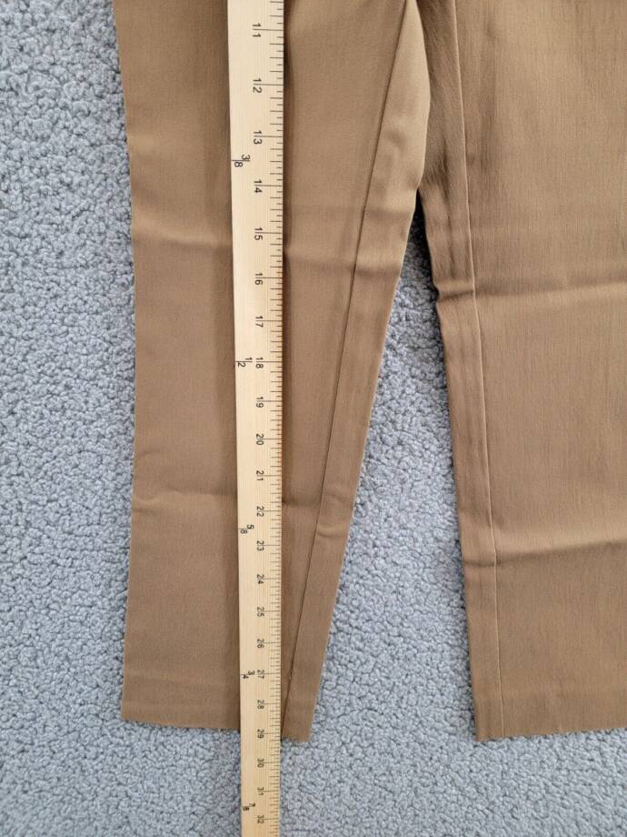 Michael Kors Classic Fit Stretch Dress Pants Boys 8R Camel Button Zip Closure