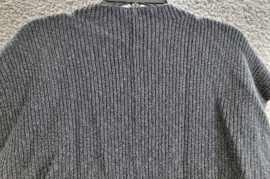 Free People Freya Sweater Women's XL Charcoal Combo Patch Pocket Short Sleeve