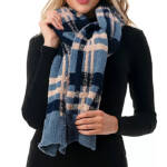 Marcus Adler Ultra Soft & Cozy Plaid Scarf Women's One Size Multicolor