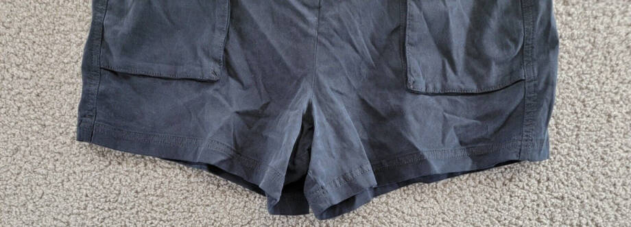 Splendid Margaret Trouser Shorts Women's S Navy Side Pockets Zip/Button Closure