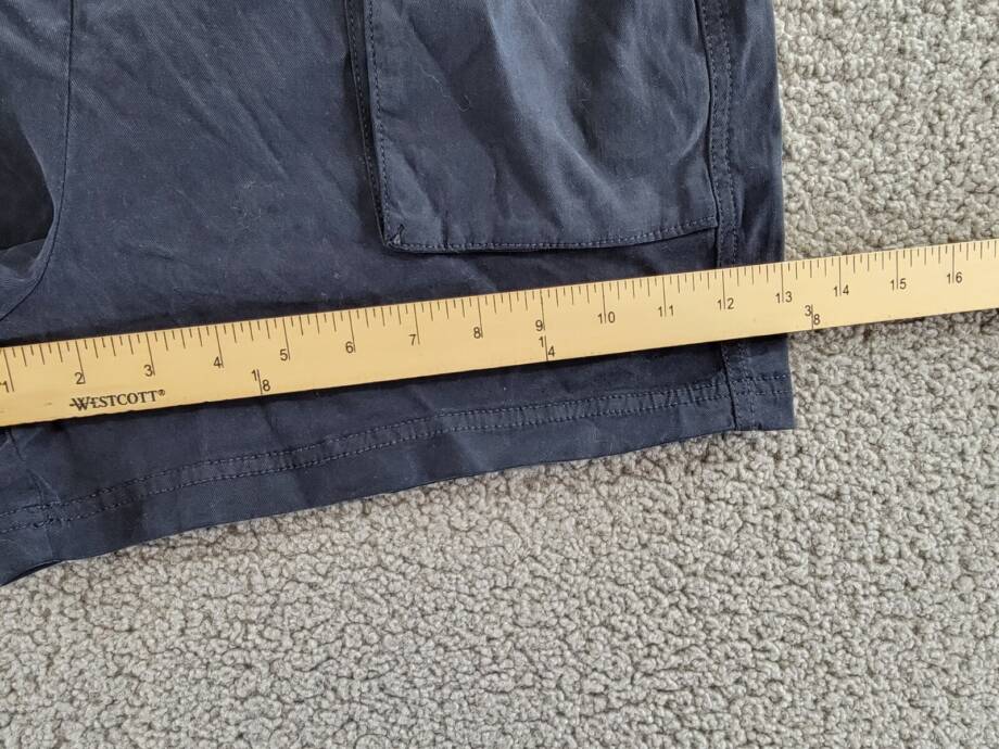 Splendid Margaret Trouser Shorts Women's S Navy Side Pockets Zip/Button Closure