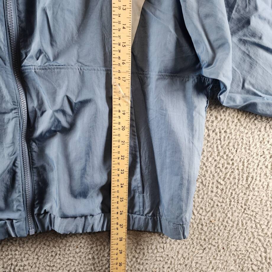 Reebok Plus Size Zip-Front Colorblocked Jacket Women's 2X/18-20W Blue Slate