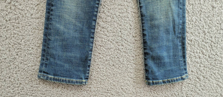 Polo Ralph Lauren Bootcut Stretch Jeans Toddler Boys' 3 Blue Denim Button Zip