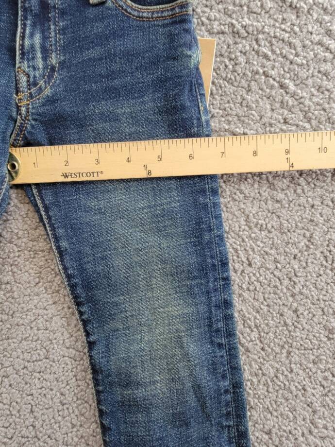 Polo Ralph Lauren Bootcut Stretch Jeans Toddler Boys' 3 Blue Denim Button Zip