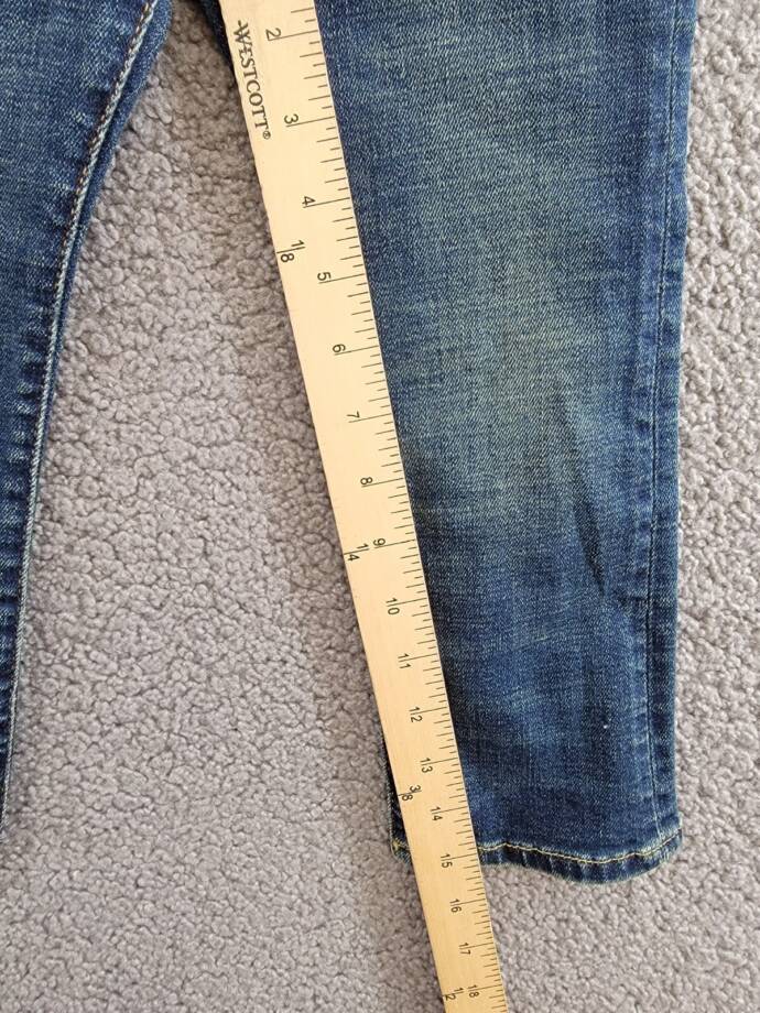Polo Ralph Lauren Bootcut Stretch Jeans Toddler Boys' 3 Blue Denim Button Zip