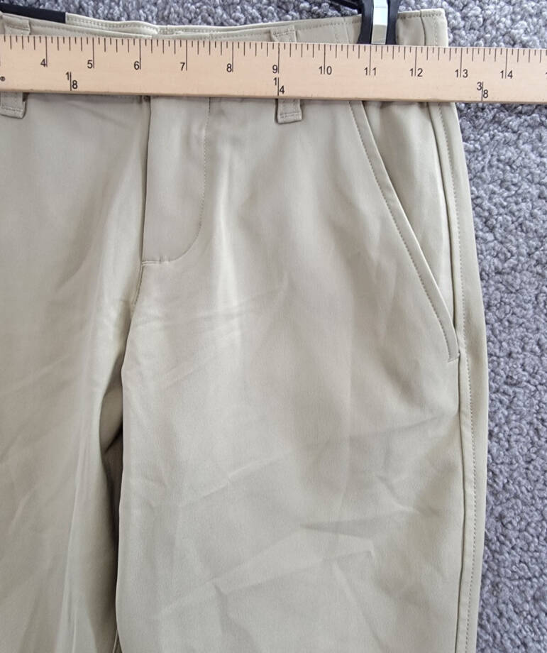 Under Armour Showdown Chino Pants Boys YS Barley Side Pocket Button/Zip Closure