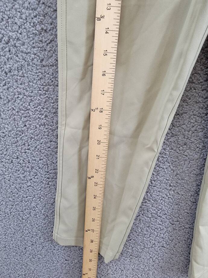 Under Armour Showdown Chino Pants Boys YS Barley Side Pocket Button/Zip Closure