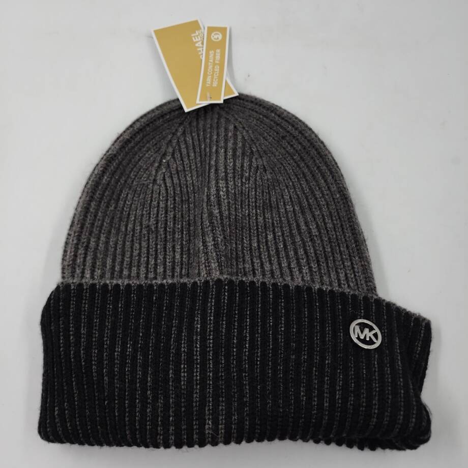 Michael Michael Kors Plaited Fisherman Rib Cuff Beanie Women's One Size Black