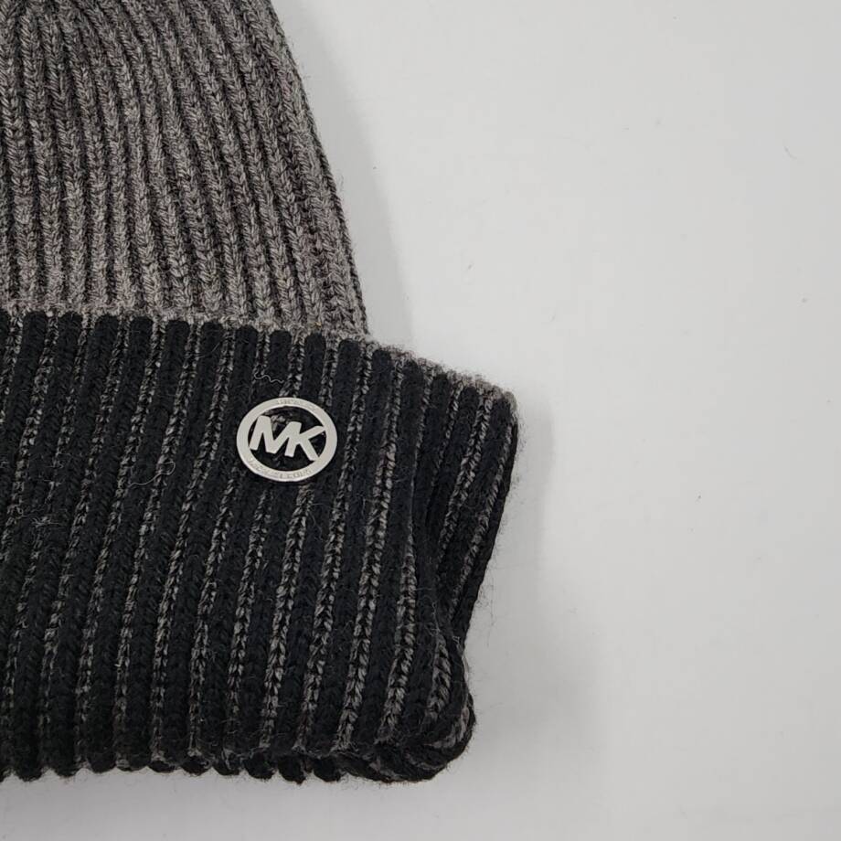 Michael Michael Kors Plaited Fisherman Rib Cuff Beanie Women's One Size Black