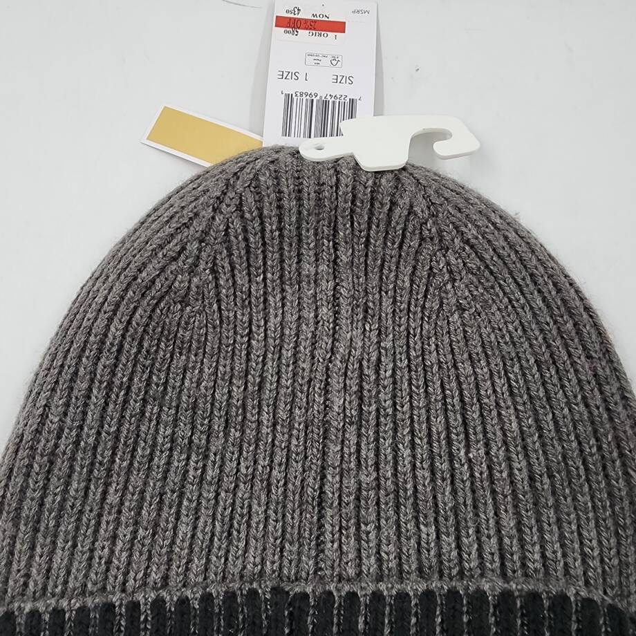Michael Michael Kors Plaited Fisherman Rib Cuff Beanie Women's One Size Black