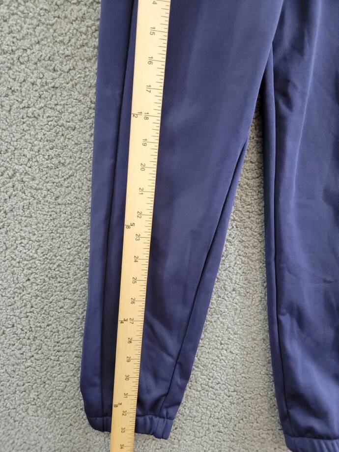 Nike Standard Fit Jogger Pants Girls M Purple Logo Detail Elastic Waist Pull On