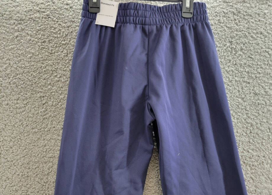 Nike Standard Fit Jogger Pants Girls M Purple Logo Detail Elastic Waist Pull On