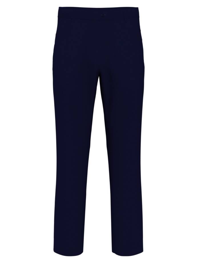 PGA TOUR Flat Front Solid Golf Pants Boys L 14/16 Black Iris Zip/Button Closure