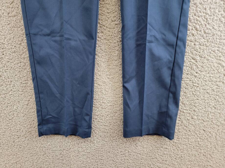 PGA TOUR Flat Front Solid Golf Pants Boys L 14/16 Black Iris Zip/Button Closure