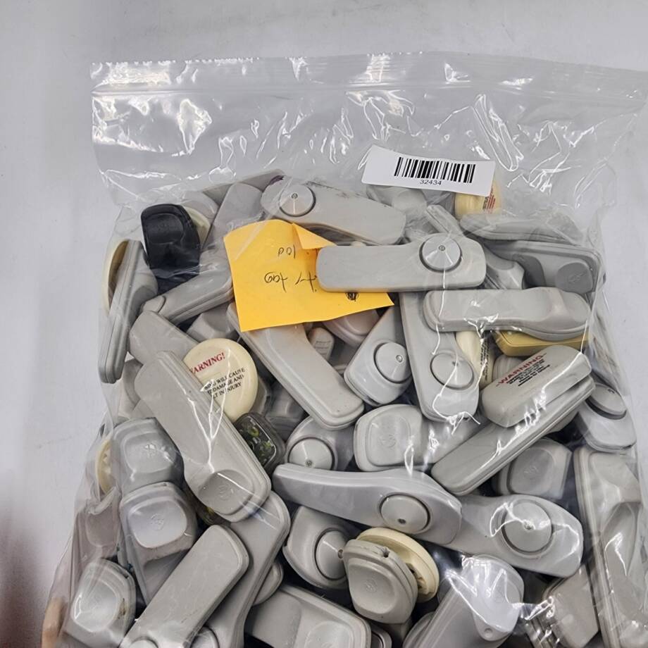 Sensormatic type EAS Security Tags 100 Pieces Gray