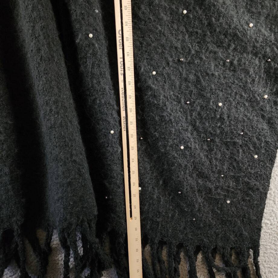 I.N.C. International Concepts Embellished Wrap Sweater Women's One Size Black