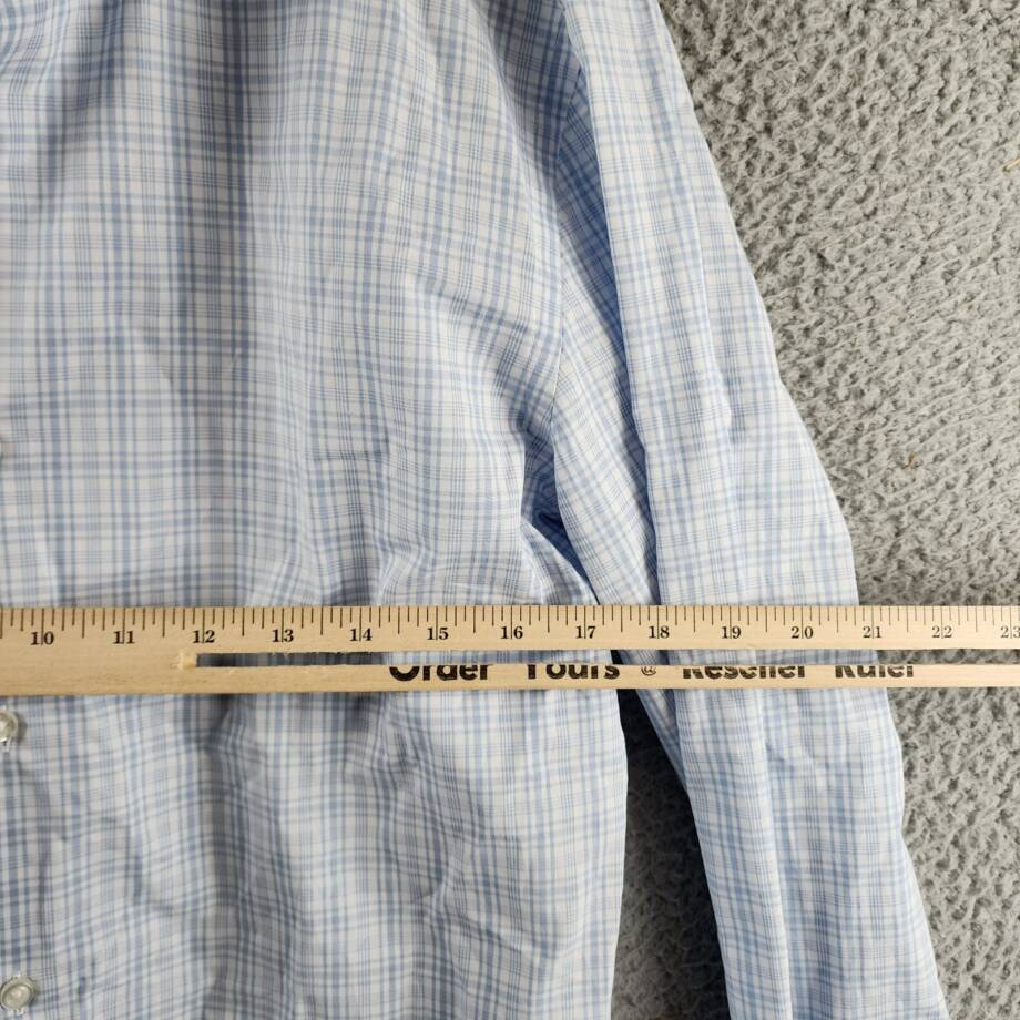 HUGO by Hugo Boss Kenno Slim-Fit Dress Shirt Men's 39 15.5 Light Pastel Blue L/S