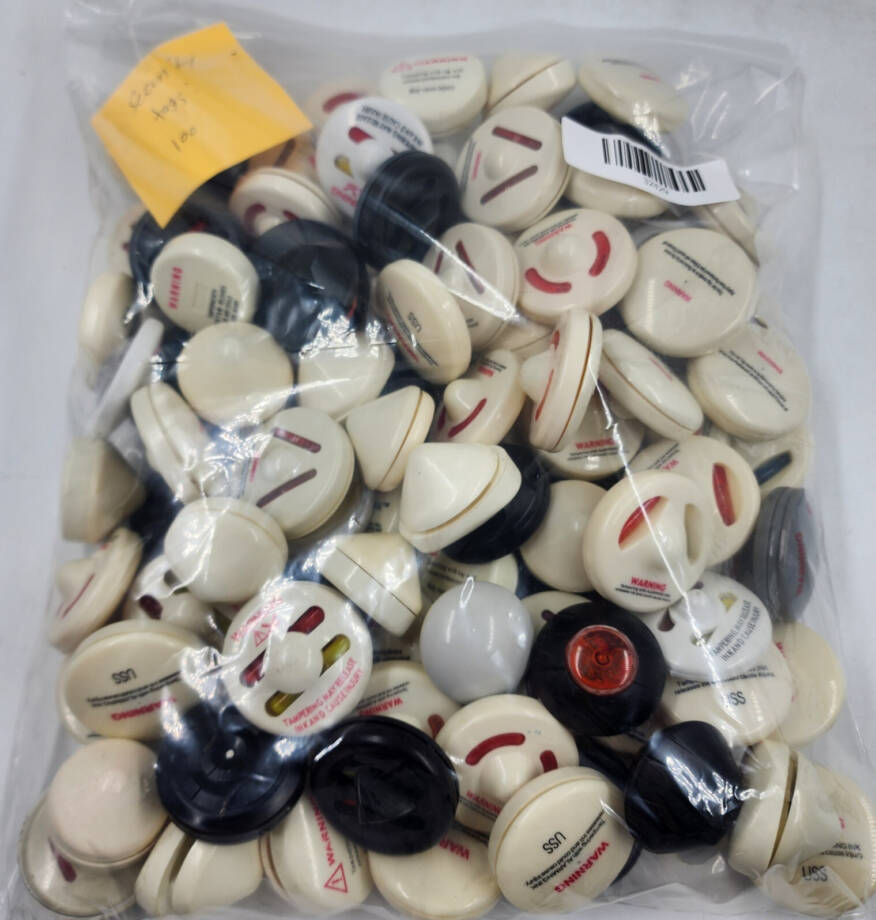 Security Tags 100 Pieces Varied Multicolor