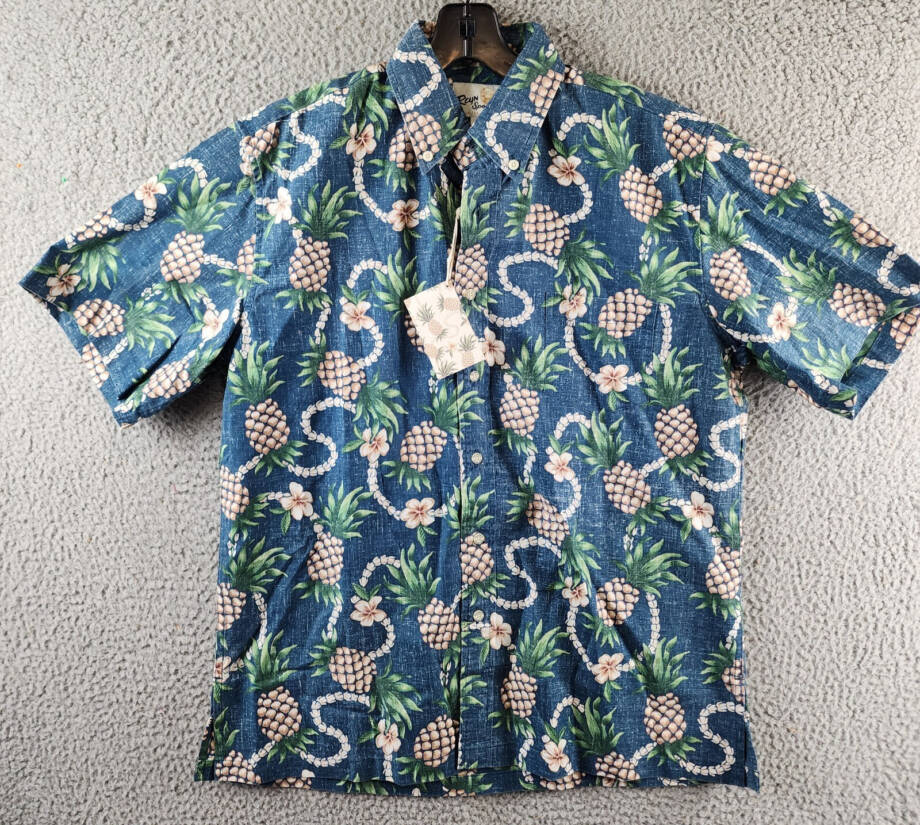Reyn Spooner Pining For You Real Teal Spooner Kloth Men's S Multicolor