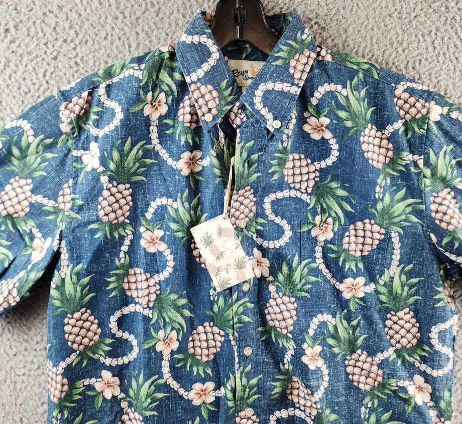 Reyn Spooner Pining For You Real Teal Spooner Kloth Men's S Multicolor