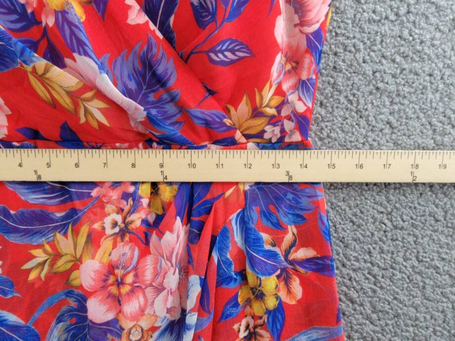 Siena Floral Print Sleeveless High-Low Maxi Dress Women's 8 Red Multi Back Zip