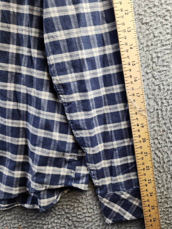 Rails Reid Button Front Shirt Men's M Midnight Grey Melange Pocket Long Sleeve~