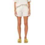 DL1961 Zoie Cutoff Denim Shorts Women's 29 White Frayed Hem Button Zip Closure