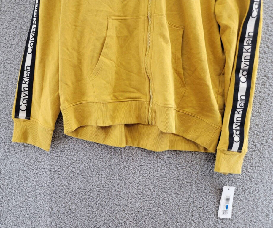 Calvin Klein Performance Full Zip Hooded Jacket Women's XL Cactus Long Sleeve