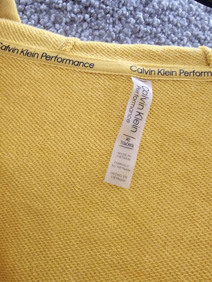 Calvin Klein Performance Full Zip Hooded Jacket Women's XL Cactus Long Sleeve