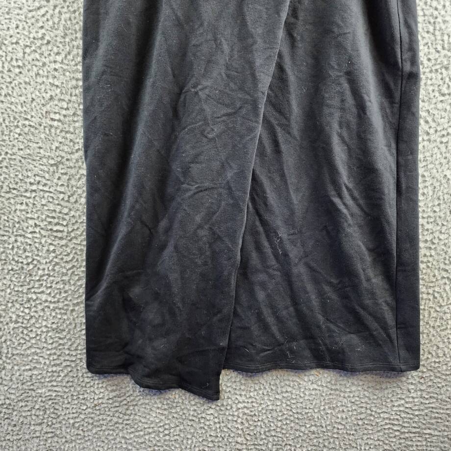 NIC+ZOE Cascade Asymmetric A-Line Skirt Women's S Black Elastic Waist Pull On
