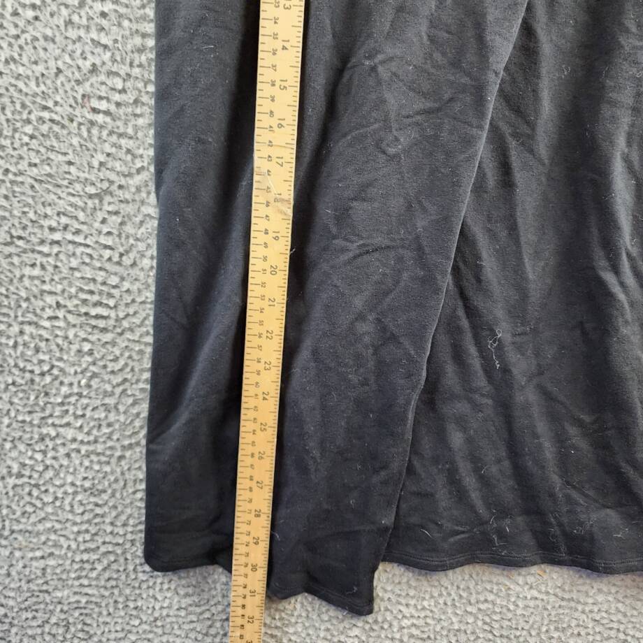 NIC+ZOE Cascade Asymmetric A-Line Skirt Women's S Black Elastic Waist Pull On