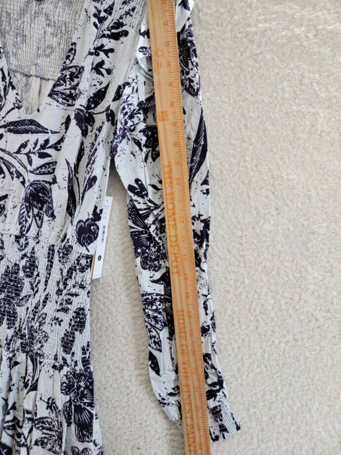 Avec Les Filles Mixed-Print Double Breasted Wool Blend Blazer Women's L Espresso