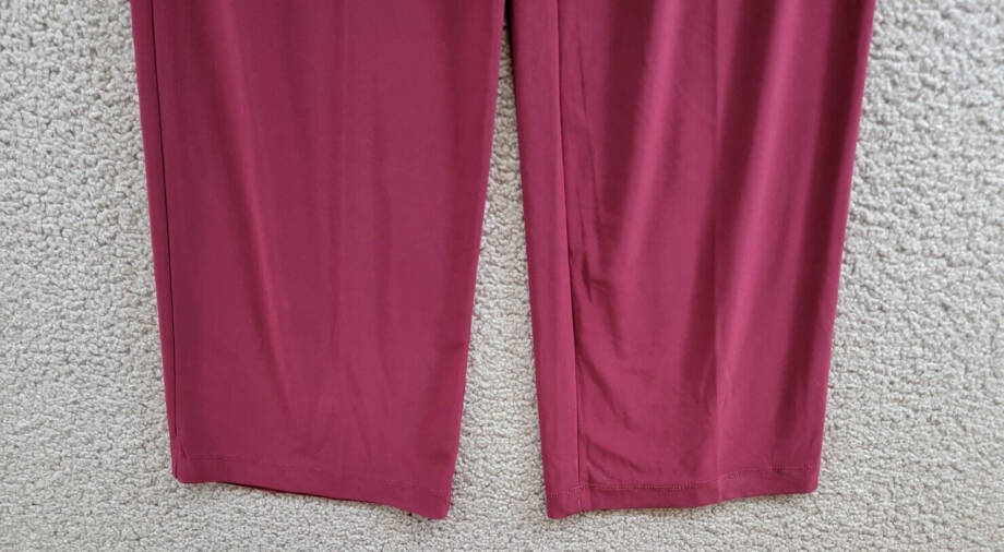 R & M Richards 3-Pc. Sequined Lace Pantsuit & Jacket Women's 6 Merlot 3/4 Sleeve