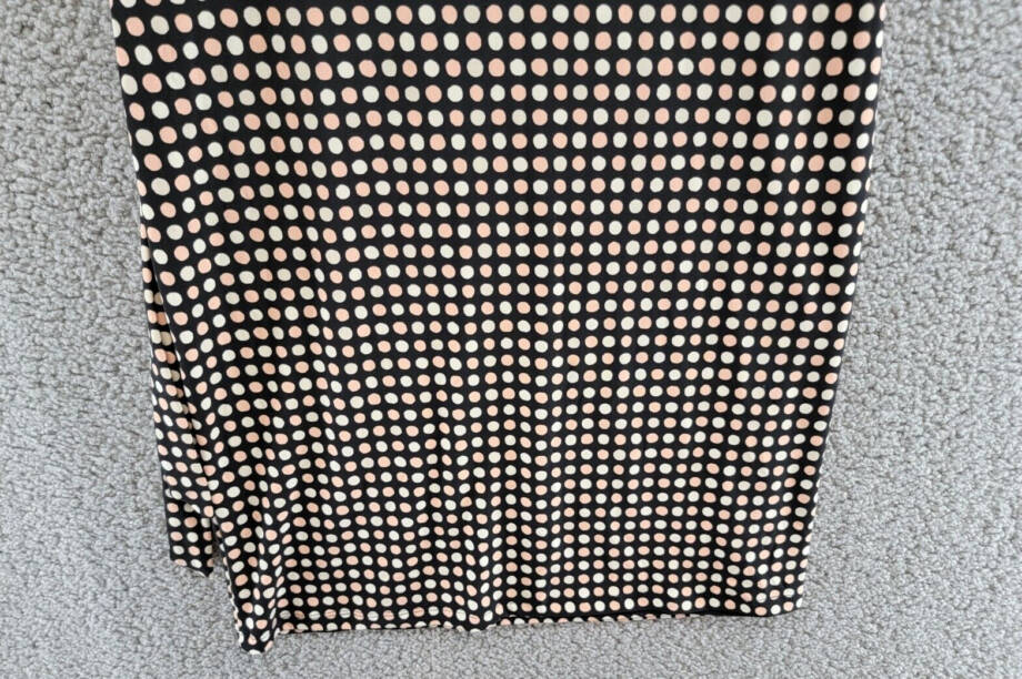 Anne Klein Polka Dot Flutter-Sleeve Faux-Wrap Dress Women's XXS Multi Pullover