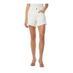 Joe's Jeans The Alex High Rise Rolled Denim Shorts Women's 24 Milk Belt Loops~