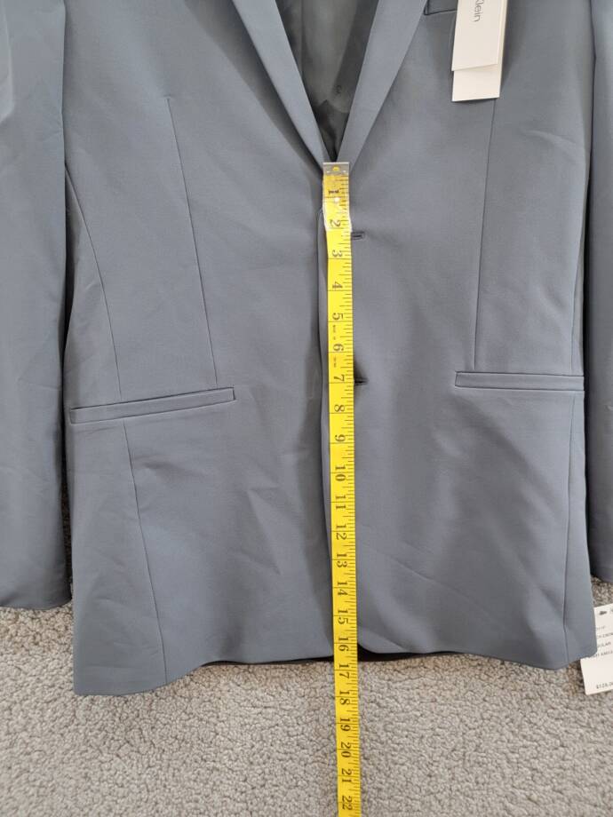 Calvin Klein Slim-Fit Stretch Performance Suit Jacket Big Boys 20 Dark Gray