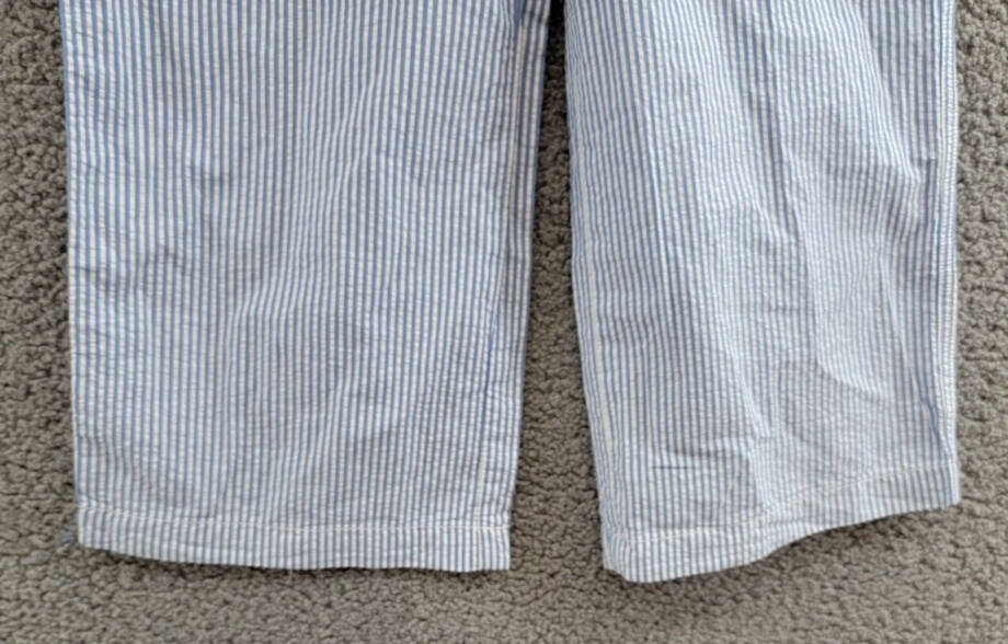 Polo Ralph Lauren Polo Prepster Seersucker Pants Girl's 10 Blue Button Closure~