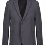 Calvin Klein Slim-Fit Stretch Performance Suit Jacket Big Boys 18 Dark Gray~
