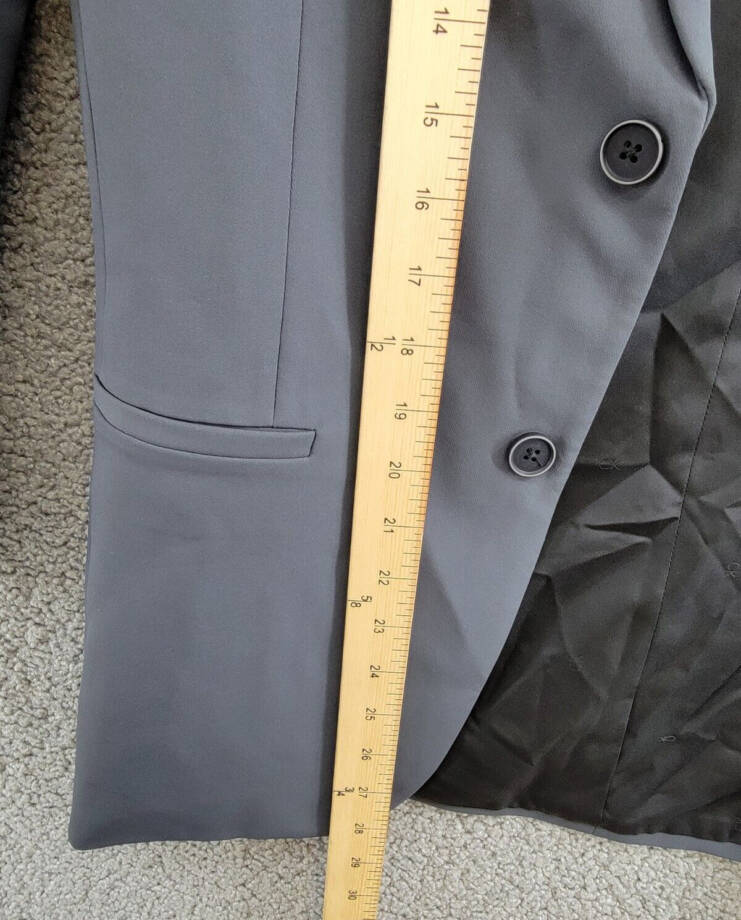 Calvin Klein Slim-Fit Stretch Performance Suit Jacket Big Boys 18 Dark Gray~