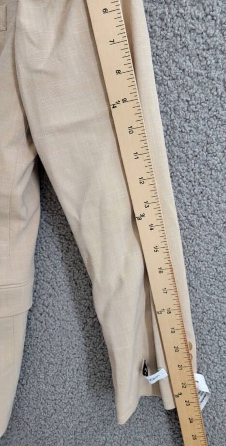 Calvin Klein Notch Collar Blazers Boys' 20 Light Khaki Two Button Closure L/S~