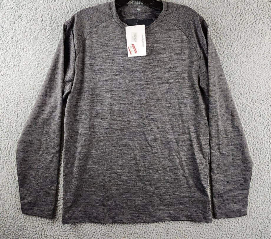 Ralph Lauren RLX Classic Fit Stretch Micro Mesh Tee Men's S Barclay Heather L/S