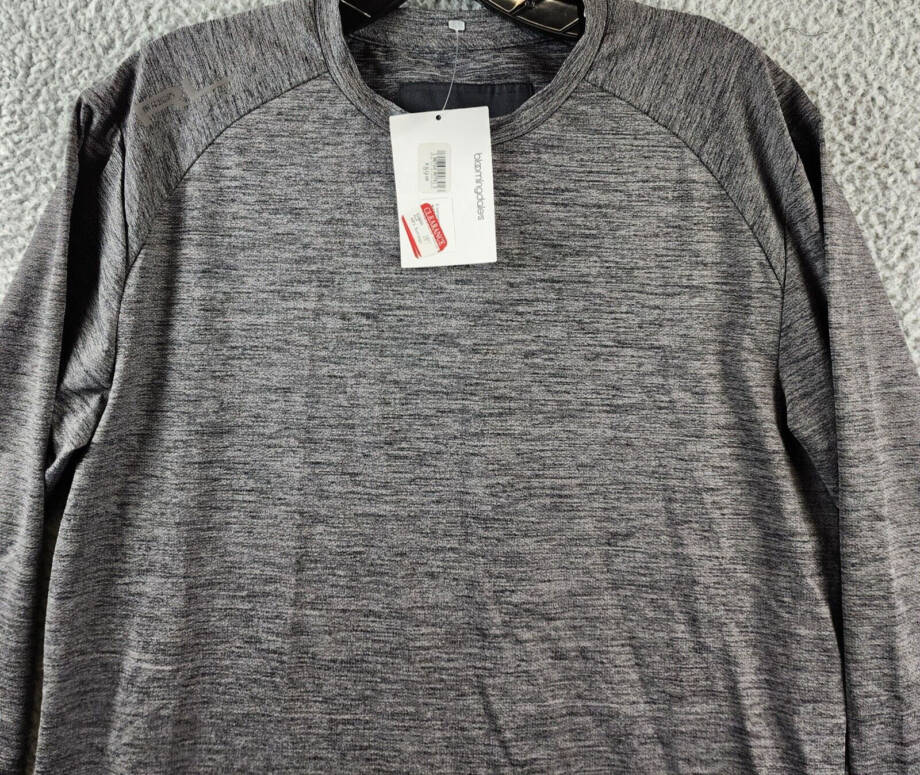 Ralph Lauren RLX Classic Fit Stretch Micro Mesh Tee Men's S Barclay Heather L/S