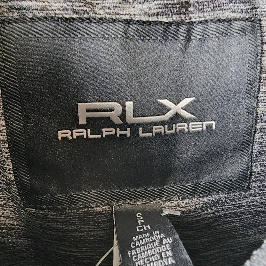 Ralph Lauren RLX Classic Fit Stretch Micro Mesh Tee Men's S Barclay Heather L/S