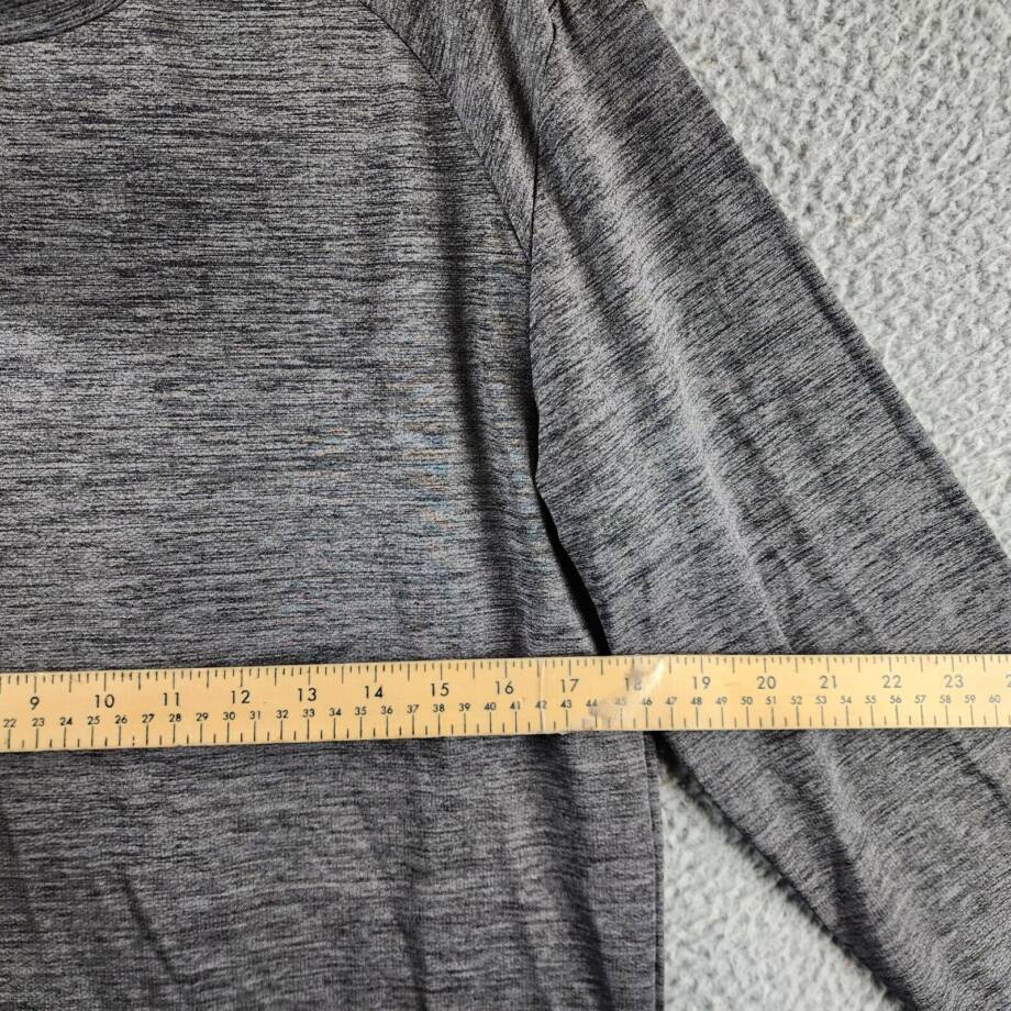 Ralph Lauren RLX Classic Fit Stretch Micro Mesh Tee Men's S Barclay Heather L/S