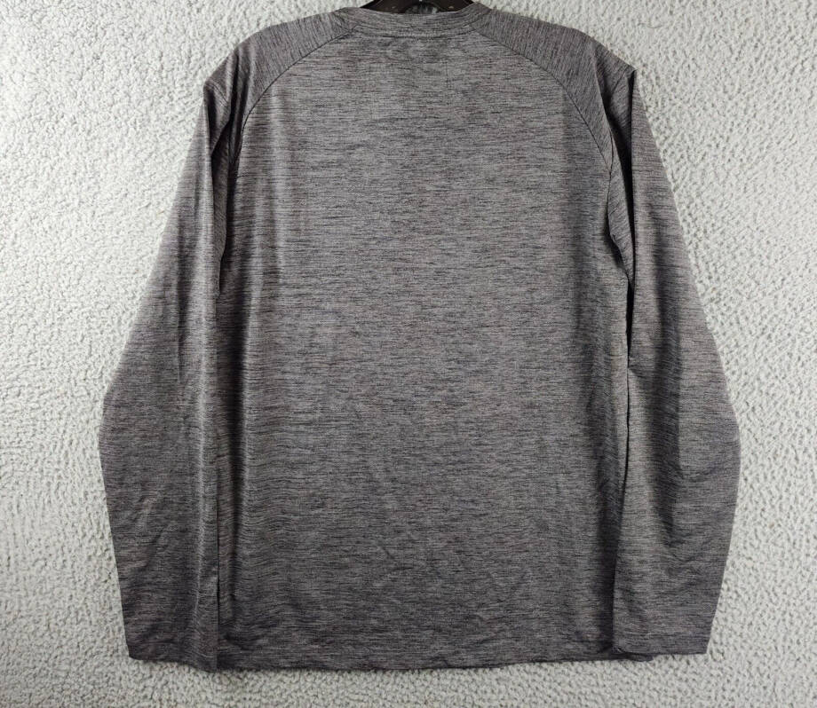 Ralph Lauren RLX Classic Fit Stretch Micro Mesh Tee Men's S Barclay Heather L/S