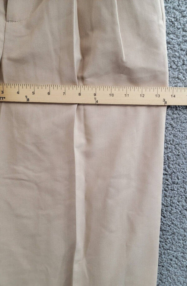 ASTR the Label Milani Wide-Leg Pleated Pants Women's S Taupe Hook & Bar Closure~