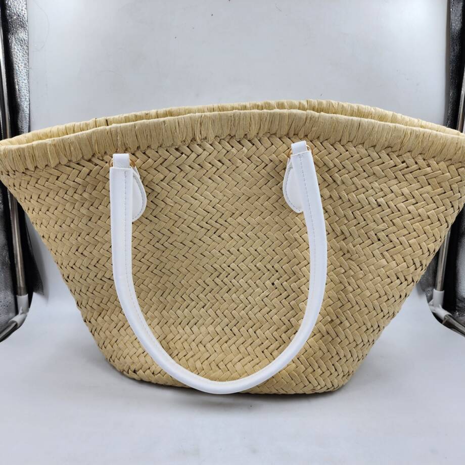 On 34th Isabellaa Straw Medium Drawstring Tote Bag Women's One Size Straw/White