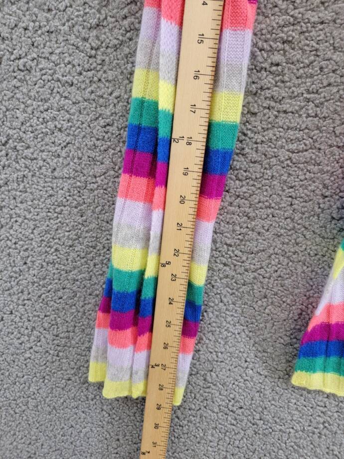 Charter Club Cashmere Stripe Muffler Scarf Women's One Size Multicolored